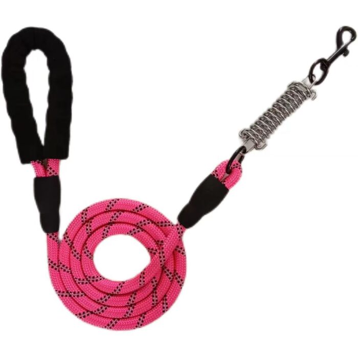 Reflective Dog Leash with Spring - Image 3