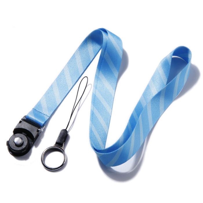 Customizable Lanyard with Rotary Buckle or Retractable Clip